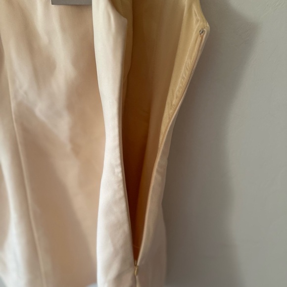 Meshki Lysandre Crepe Mini Dress | Peach - Picture 9 of 9